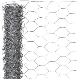 Siatka z drutu, sześciokątna 0,5x10 m 25 mm, galwanizowana stal