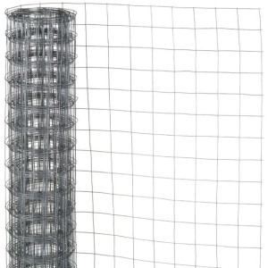 Siatka z drutu, kwadratowa 0,5x5 m, 13 mm, galwanizowana stal