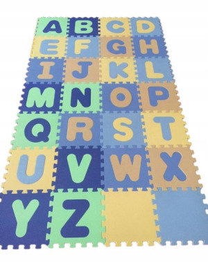 Duże Puzzle Piankowe Mata Piankowa 210x120 Alfabet
