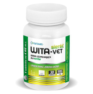 EUROWET WITA-VET Kot Sierść 30 tabl