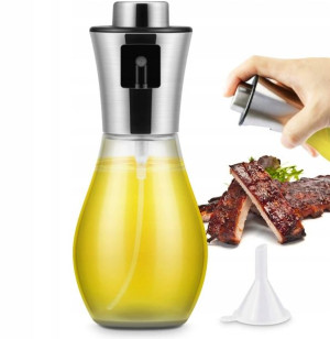 Spryskiwacz Do Oleju Oliwy Dozownik W Sprayu 200ml Srebrny