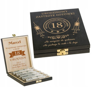 Zastrzyk Gotówki 18 Urodziny 30 40 50 60 Prezent