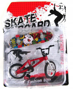2w1 fingerboard fingerbike BMX mini rower ZESTAW