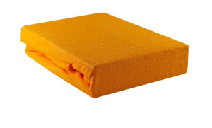 Prześcieradło Frotte z Gumką 140x200 Kolor Miodowy