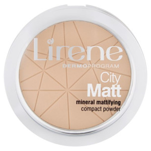 Lirene City Matt Mineral Mattifying Compact Powder mineralny puder matujący