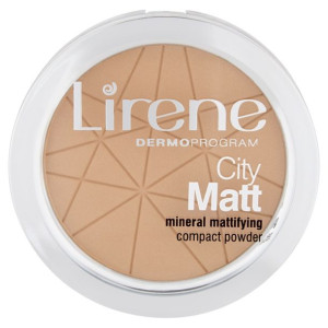 Lirene City Matt Mineral Mattifying Compact Powder mineralny puder matujący