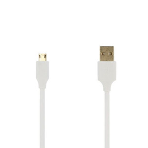Kabel USB na micro USB dwustronny 1 Metr biały fast charge