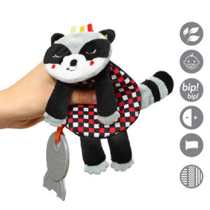 B.O.780 Przytulanka dla niemowląt FLAT RACOON FELIX C-MORE COLLECTION