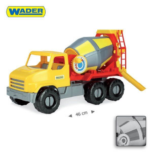 WADER 32600 City Truck - Pojazdy 5 modeli: Betoniarka / Ciężarówka z drabin