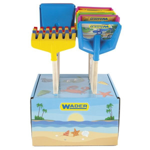 WADER 72302 Łopatka/grabie długie na drewnianym trzonku