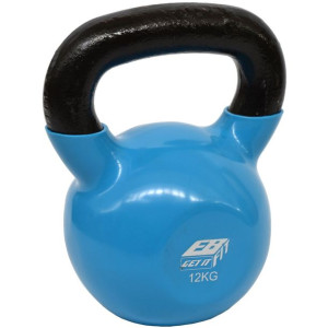 Hantla Żeliwna Kettlebell 12 Kg Odważnik Eb Fit