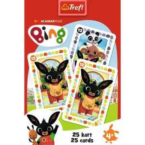 2w1 KRÓLIK BING gra Karty Piotruś +Pamięć Memo Trefl