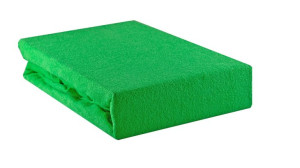 Prześcieradło Frotte z Gumką 180x200 Kolor Zielony