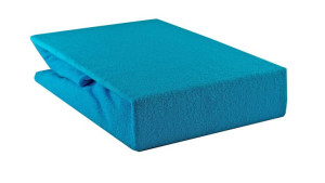 Prześcieradło Frotte z Gumką 180x200 Kolor Turkus