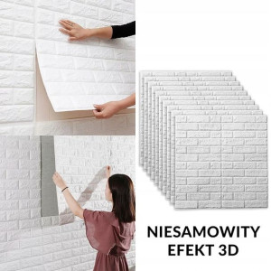 Tapeta Ścienna Cegła Samoprzylepna Diy Naklejka 3d