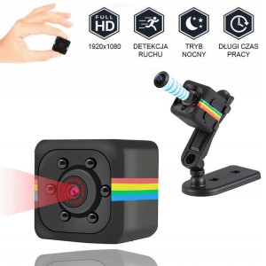 Mini Kamera Szpiegowska Detekcja Ruchu Full Hd Ir