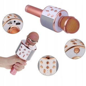 Mikrofon Karaoke Bezprzewodowy Bluetooth Głośnik