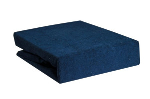 Prześcieradło Frotte z Gumką 200x220 Kolor Atramentowy