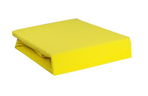Prześcieradło Frotte z Gumką 200x220 Kolor Cytrynowy
