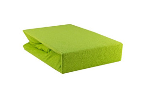Prześcieradło Frotte z Gumką 200x220 Kolor Groszkowy