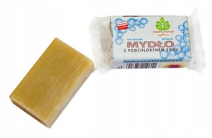 MYDŁO naturalne z PODCHLORYNEM SODU 100% roślinne