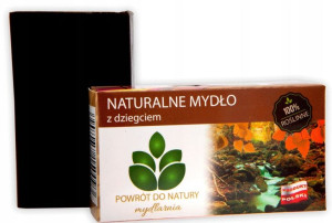 NATURALNE MYDŁO Z DZIEGCIEM 100g dziegciowe