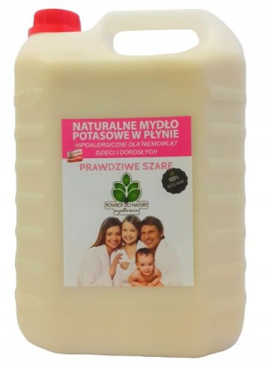 Szare Naturalne Mydło Potasowe W Płynie 5l