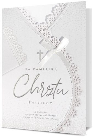 Kartka na Chrzest bez życzeń  HM 2386