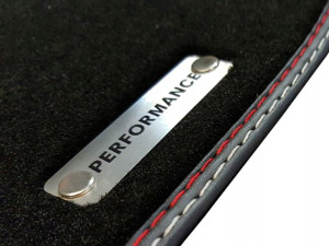 Dywaniki welurowe + logo do DODGE CHALLENGER 08-18