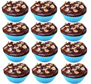 Silikonowe Foremki Do Muffinek Babeczek Kpl 12 Szt