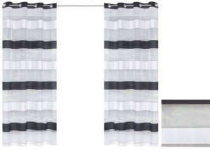 Zasłona Gotowa Ivo Pasy 140x250 Eurofirany