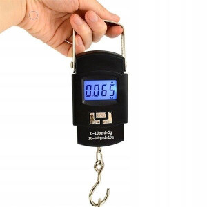 Waga Hakowa Wędkarska Bagażowa Podróżna Lcd 50 Kg
