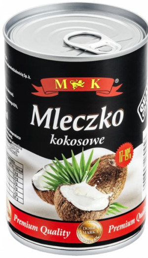 Mleczko Mleko Kokosowe 400ml M&k Puszka