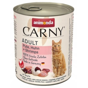 Animonda Carny Indyk z Kurczakiem i Krewetkami Mokra Karma Dla Kota 800 g