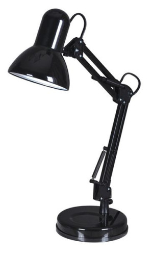 Czarna lampa biurkowa do pracowni - S273-Terla