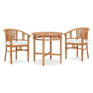 3-cz. zestaw mebli ogrodowych z poduszkami, lite d