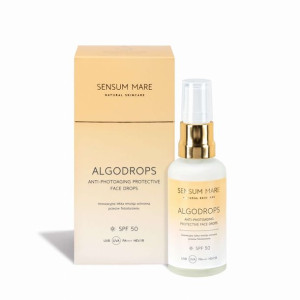 ALGODROPS lekka emulsja ochronna przeciw fotostarzeniu SPF 50 UVB UVA PA+++