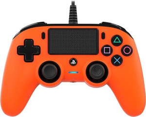 NACON pad przewodowy do PS4 Compact pomarańczowy