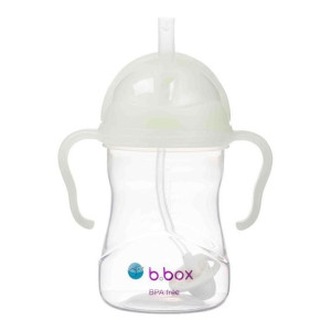 Bidon ze słomką 240ml, Glow in the dark, b.box