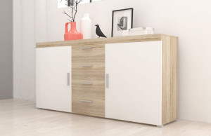 Komoda Tom 2 150 sonoma+biały