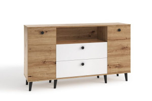 Komoda 160 Cool 03 artisan+biały
