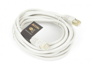 Przewód RJ45 Accura Premium 5.0m szary
