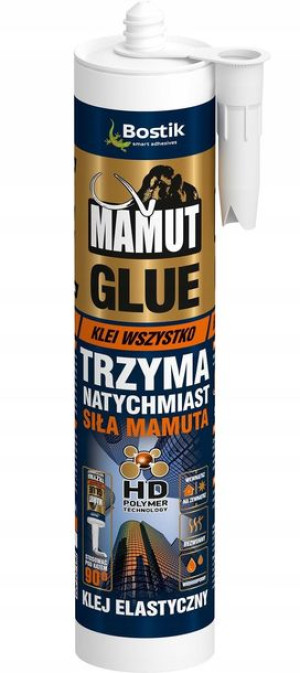 Klej Uniwersalny Montażowy Mamut Glue 290ml Biały