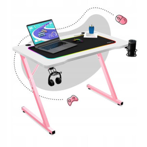 Biurko Gamingowe HUZARO HERO 1.8 PINK
