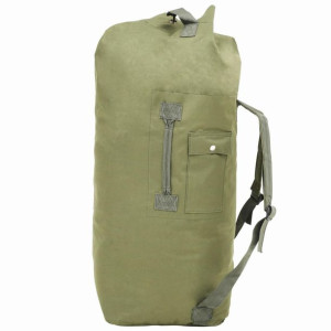 Torba wojskowa, worek w stylu militarnym, 85 L, oliwkowa
