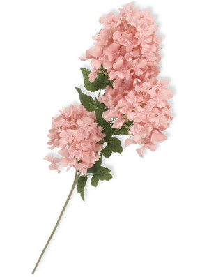 Hortensja bukietowa gałązka 90cm różowa