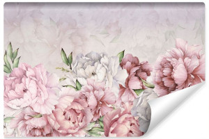Fototapeta Flizelinowa Piękne PIWONIE Kwiaty Natura Efekt 3D 135cm x 90cm