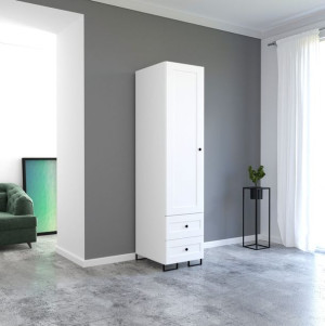 Szafa Modułowa 1D 50cm Biały Mat DELI