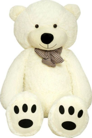 Tedbi Duży Miś Pluszowy Maskotka 140 Cm Kremowy
