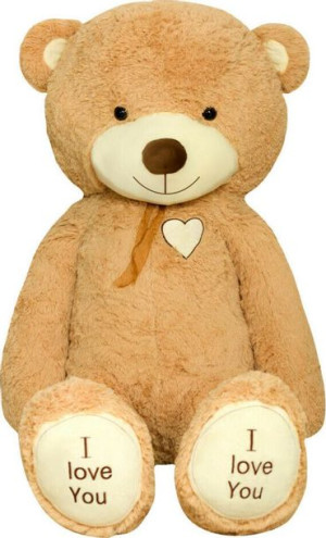Tedbi Duży Miś Pluszowy 220 Cm Beżowy
